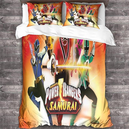 Power Ranger Bedding Set Saban Power Rangers Samurai Duvet Covers Colorful Unique Gift