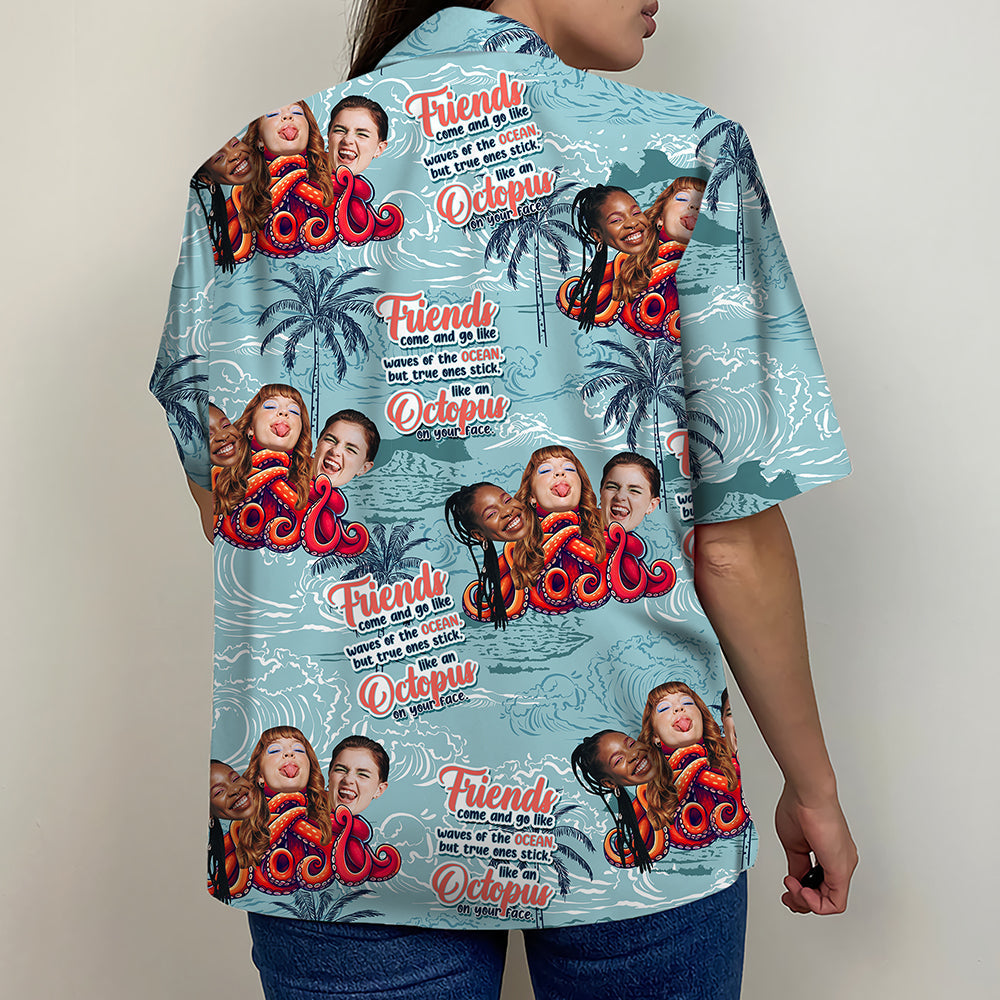 Friends Hawaiian Shirt - Custom Face Photo Gifts Custom Photo Gifts