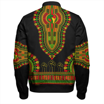 Africa Americans Bomber Jacket Juneteenth Tribal African Patterns Bomber Colorful Unisex