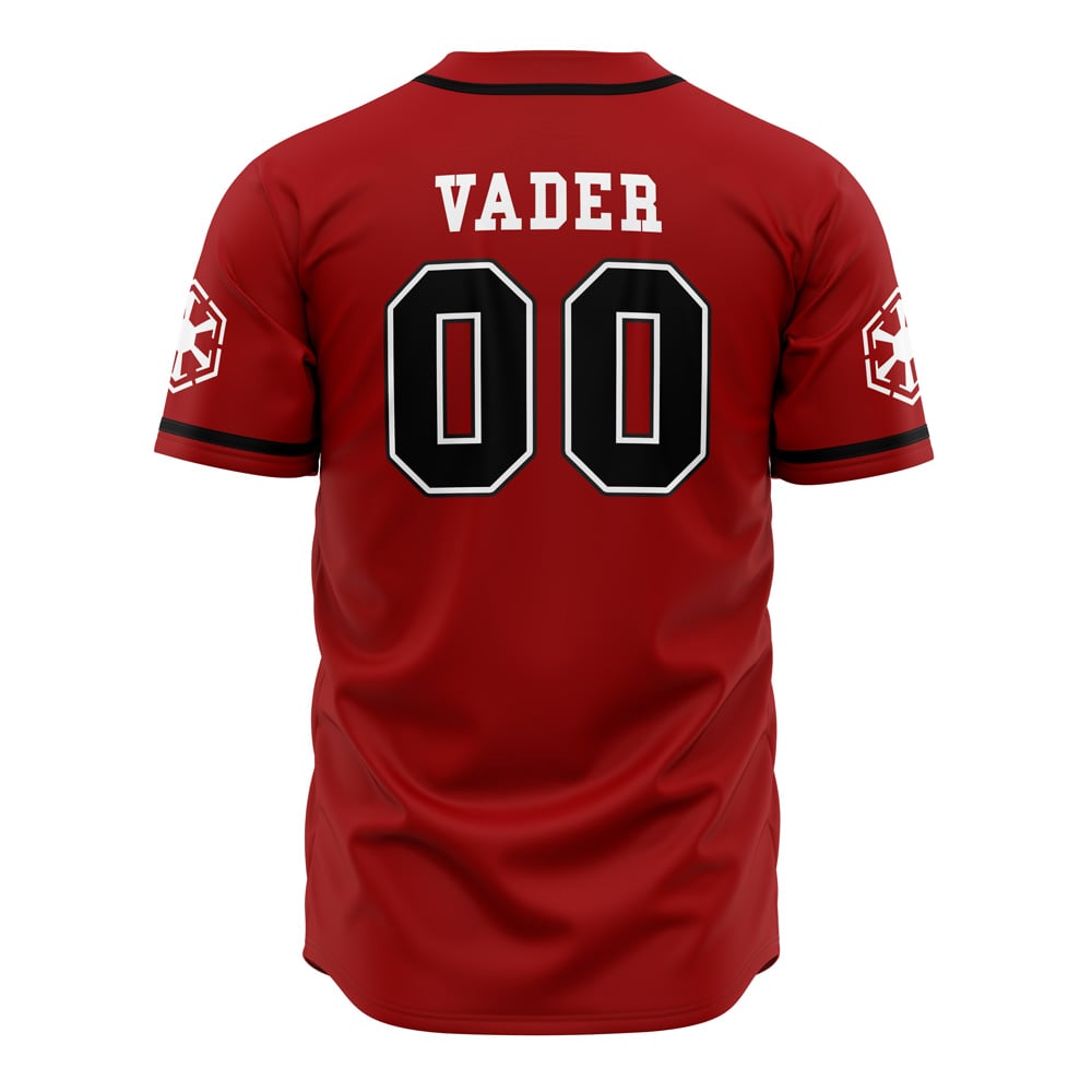 Star Wars Jersey Sith Empire Symbol Vader Star Wars Red Jersey Shirt Star Wars Baseball Jersey For Men