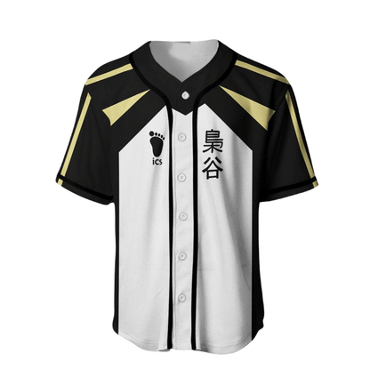 Haikyuu Baseball Jersey Fukurodani Haikyuu Jersey Shirt Black White Unisex Adult New Release