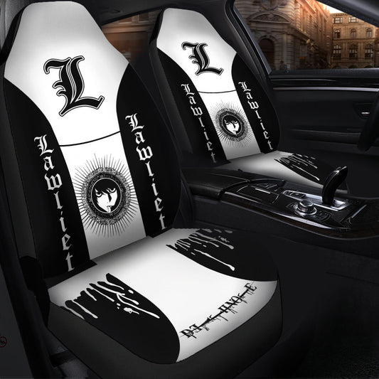 L Death Note Anime Car Seat Covers