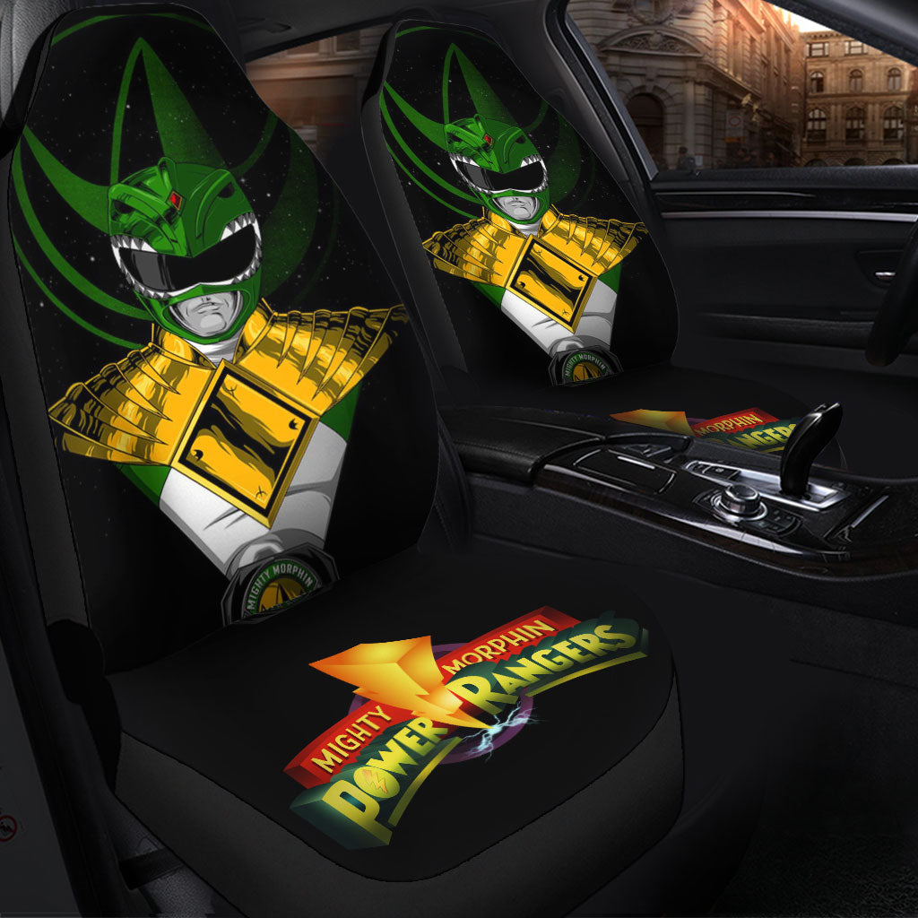 Green New Mighty Morphin Power Rangers Car Seat Covers