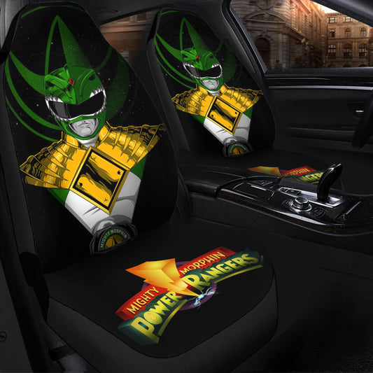 Green New Mighty Morphin Power Rangers Car Seat Covers