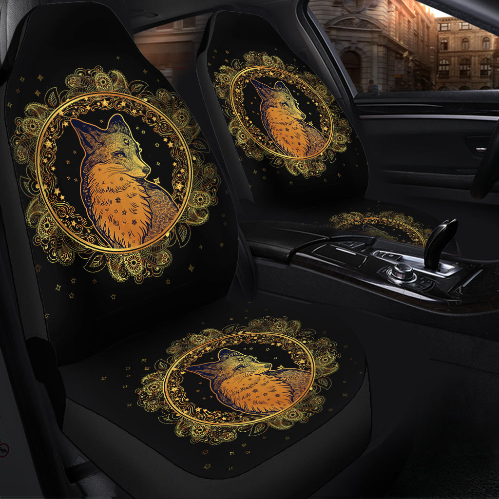 Fox Mandala Car Seat Covers