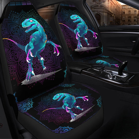 Dinosaur Mandala Car Seat Cover