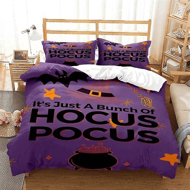 Hocus Pocus Bedding Set Just A Bunch Of Hocus Pocus Duvet Covers Purple Unique Gift