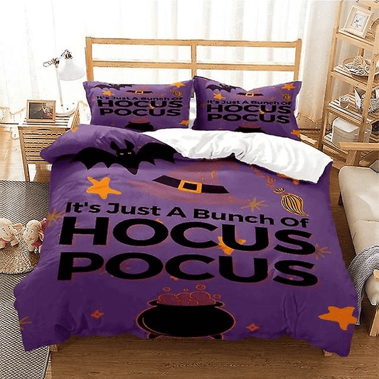 Hocus Pocus Bedding Set Just A Bunch Of Hocus Pocus Duvet Covers Purple Unique Gift