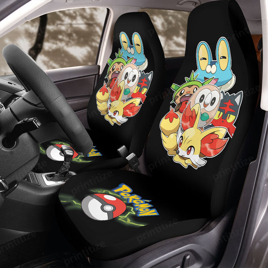 PKM Car Seat Covers Starters PKM Gen 6 And Gen 7 Seat Covers Black