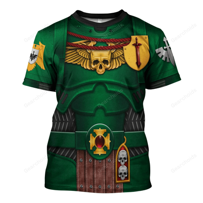 Warhammer Dark Angels Captain - Costume Cosplay T-shirt CSWRH022