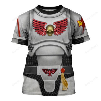 Warhammer Space Marines White Scars - Costume Cosplay T-shirt CSWRH028