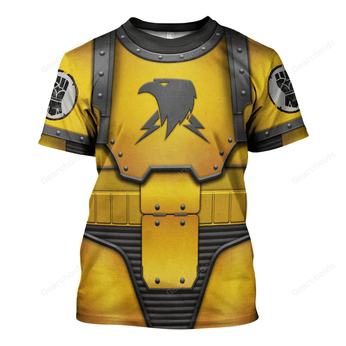 Warhammer Imperial Fists In Mark III Power Armor - Costume Cosplay T-shirt CSWRH135