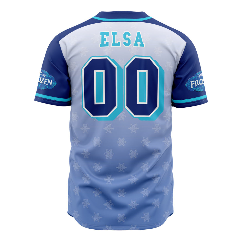 Disney Frozen Jersey Disney Frozen Elsa Snow Queen Blue Jersey Shirt Disney Frozen Baseball Jersey Elsa Baseball Jersey