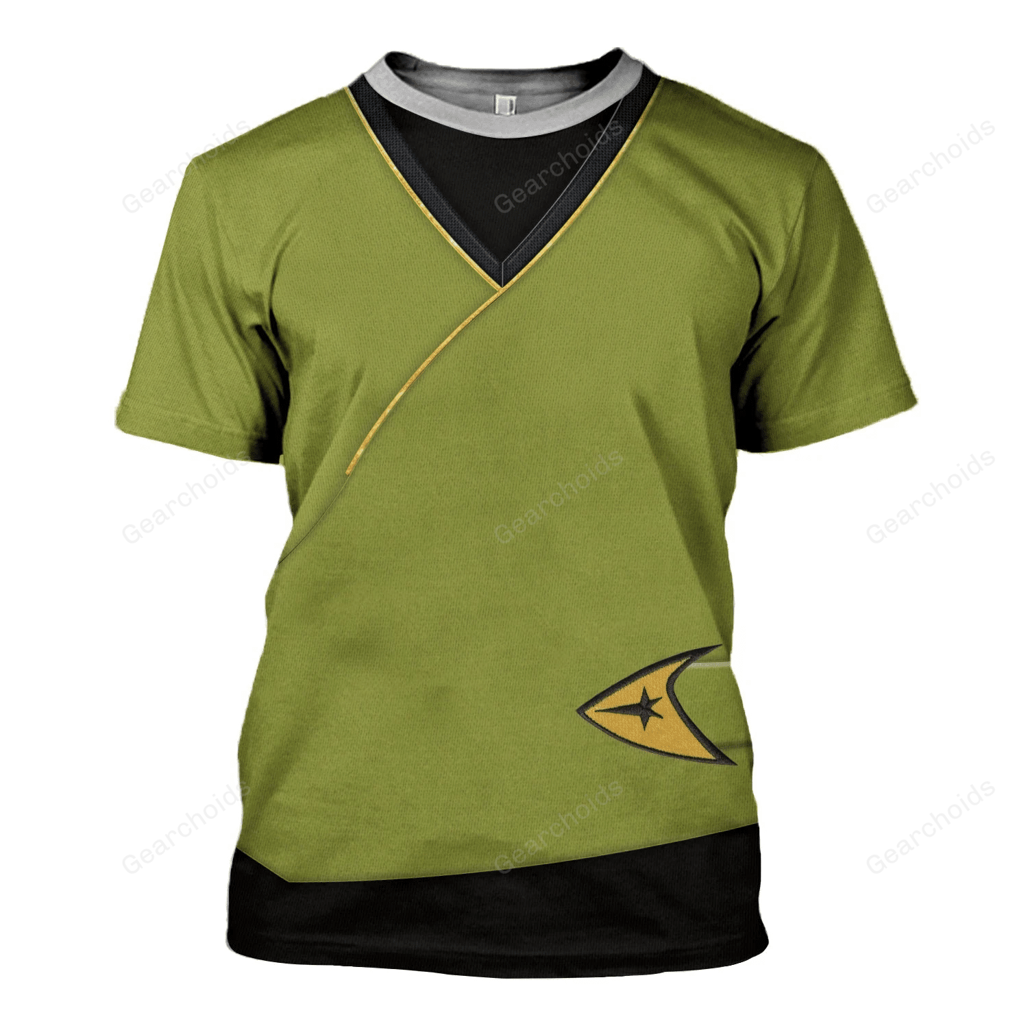 SaTr TOS Kirk Green Tunic T-Shirt