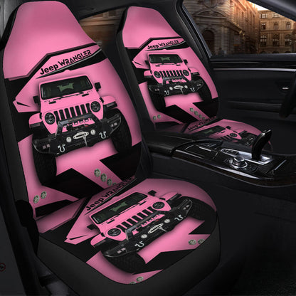 Pink Jeep Car Seat Covers
