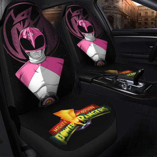 Pink New Mighty Morphin Power Rangers Car Seat Covers