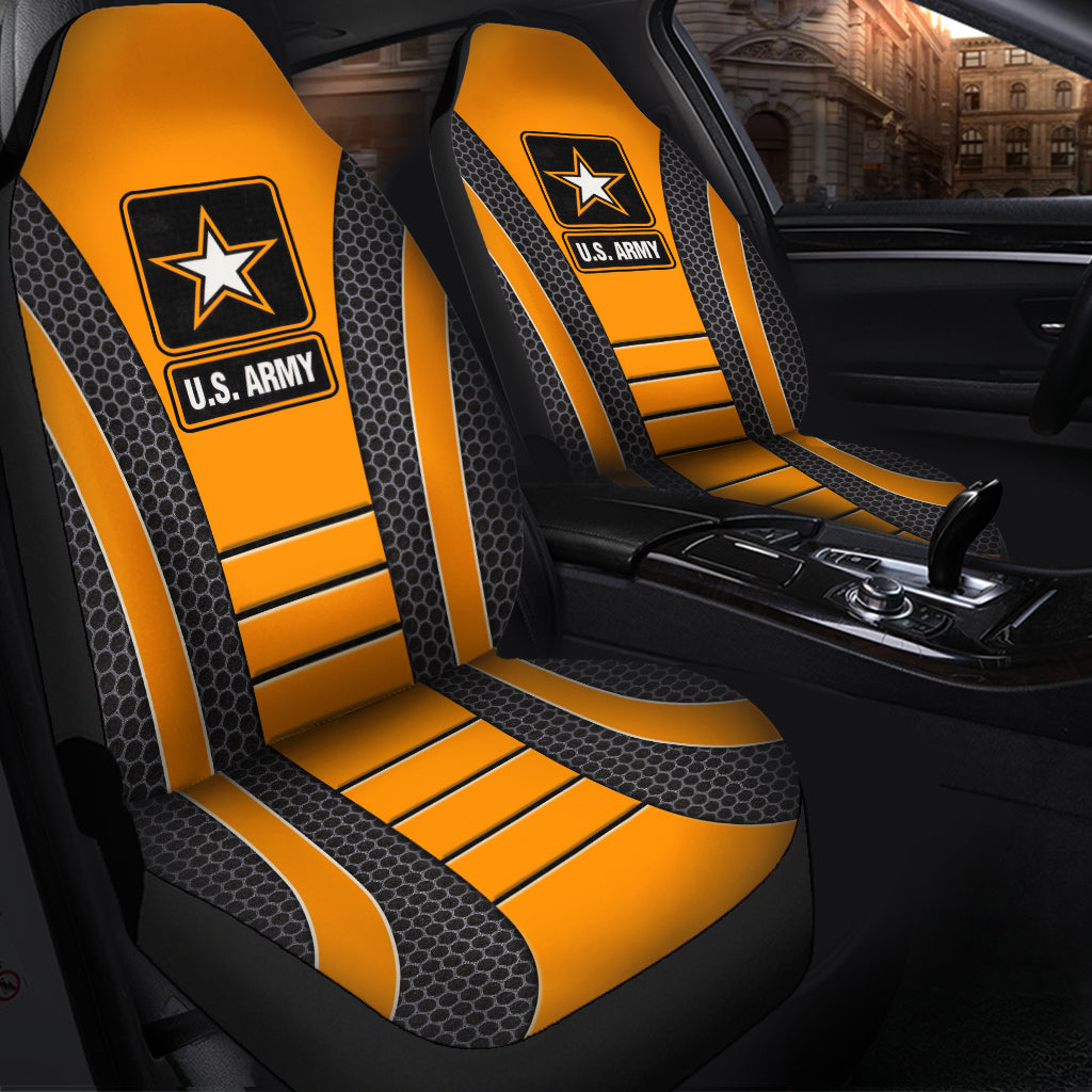 US ARMY Orange Car Seat Covers