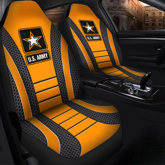 US ARMY Orange Car Seat Covers