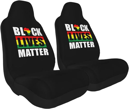 BLM Car Seat Covers BLM African American Seat Covers Black