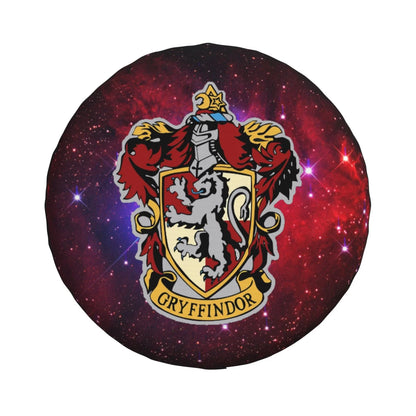 HP Spare Tire Cover Gryffindor House Crest Symbol Galaxy Tire Covers Red