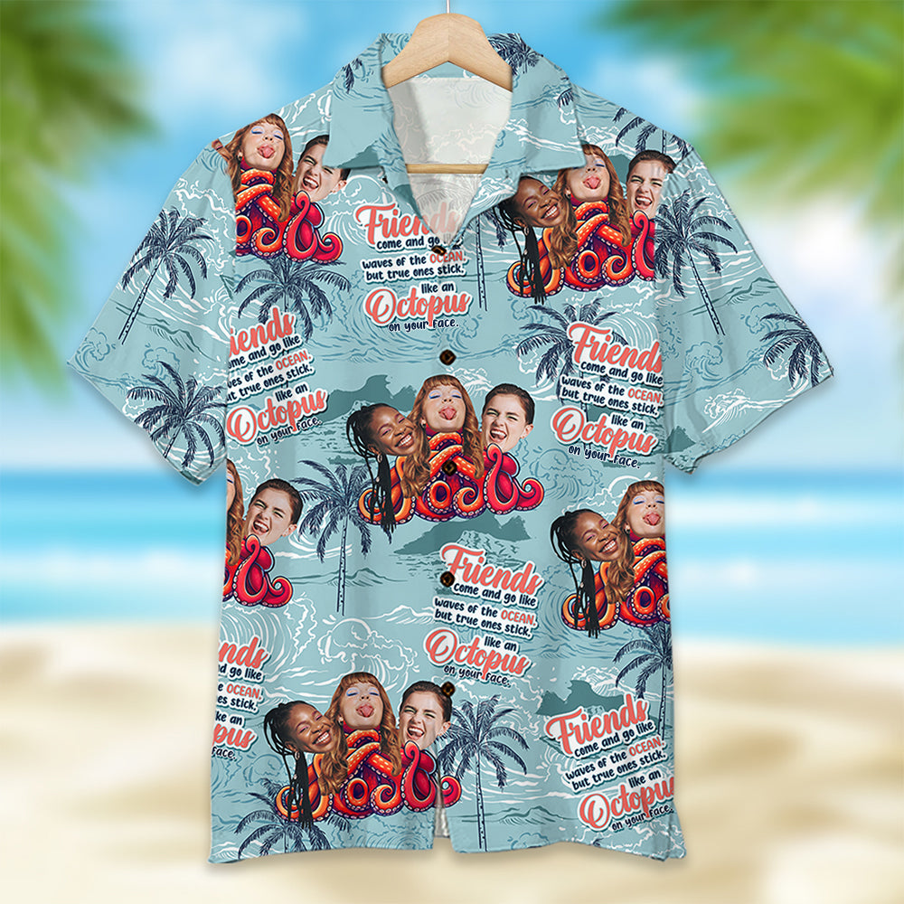 Friends Hawaiian Shirt - Custom Face Photo Gifts Custom Photo Gifts