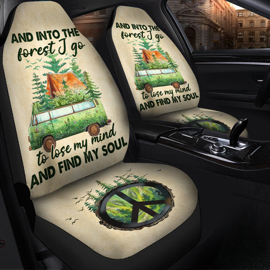 And Into The Forest I Go Car Seat Covers