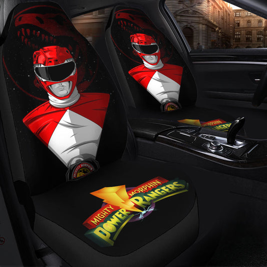 Red New Mighty Morphin Power Rangers Car Seat Covers