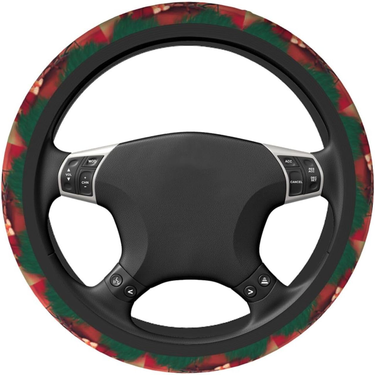 LK Steering Wheel Cover The LK Part 2 Movie Poster Pattern Driving Wheel Cover Colorful