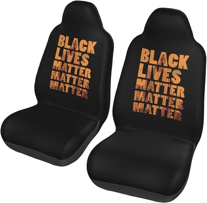 BLM Car Seat Covers Black Lives Matter Matter Matter Seat Covers Black Brown