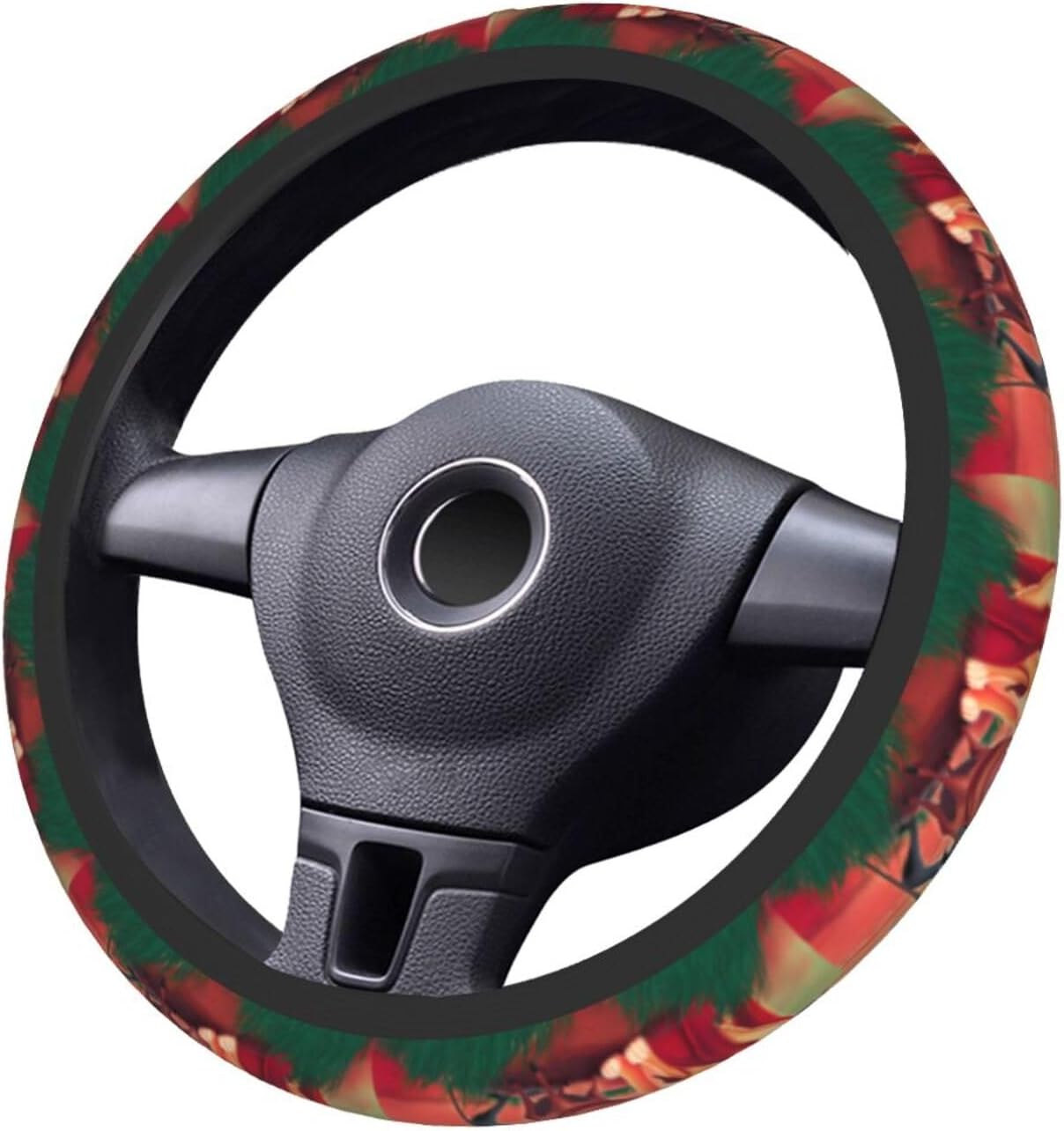 LK Steering Wheel Cover The LK Part 2 Movie Poster Pattern Driving Wheel Cover Colorful