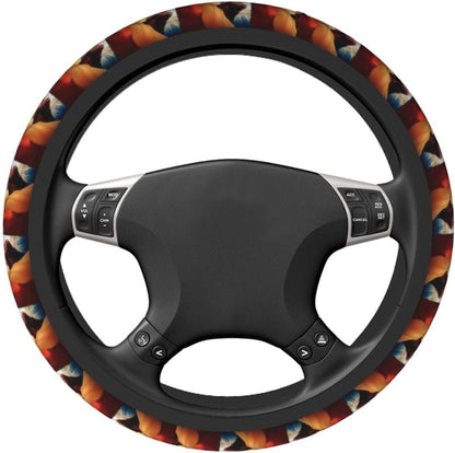 LK Steering Wheel Cover The LK Movie Poster Pattern Driving Wheel Cover Colorful