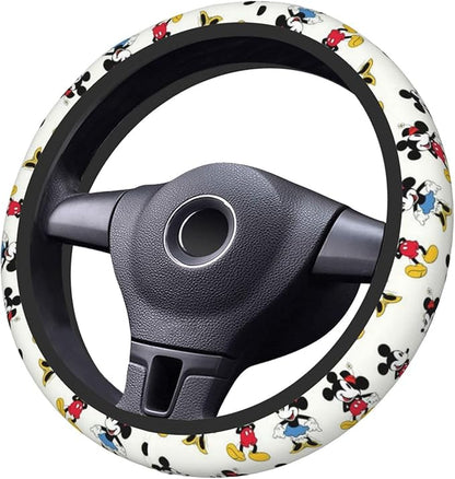 MM Steering Wheel Cover DN MM And Minnie Cute Pattern Driving Wheel Cover Colorful