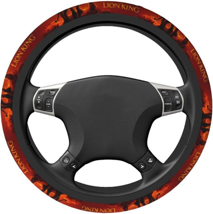 LK Steering Wheel Cover The LK And His Son Driving Wheel Cover Orange