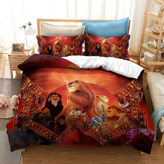 LK Bedding Set DN The LK Characters Tribal Pattern Duvet Covers Orange Unique Gift