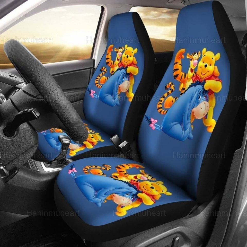 WTP Car Seat Covers WTP Tigger And Eeyore Seat Covers Blue