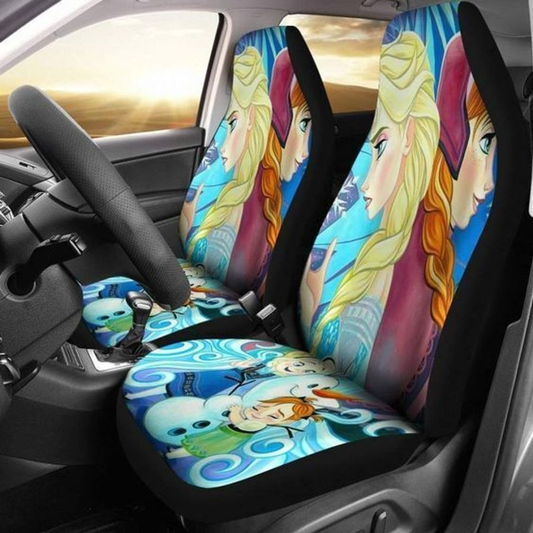 Frozen Car Seat Covers Elsa And Anna Frozen Princess Seat Covers Colorful