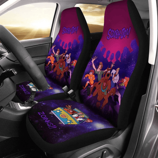 Scooby Doo Car Seat Covers Scooby Doo Team Zoinks Galaxy Seat Covers Purple Pink