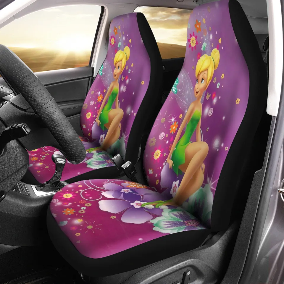 Tinker Bell Car Seat Covers Tinker Bell Lovers Fairy Seat Covers Colorful