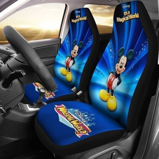 MM Car Seat Covers It's A Magical World MM Seat Covers Blue