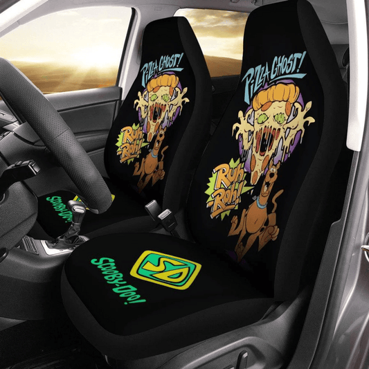 Scooby Doo Car Seat Covers Scooby Doo Pizza Ghost Seat Covers Black