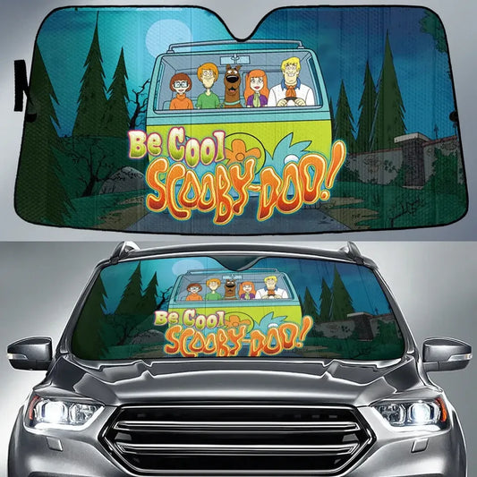 Scooby Doo Car Sun Shade Be Cool Scooby Doo Winshield Sun Shade Colorful