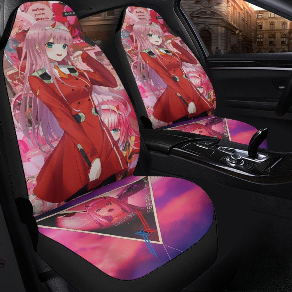 Zero Two Darling In The Franxx Anime Car Seat Covers