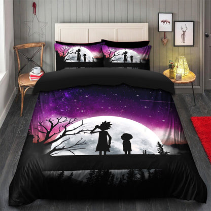 Rick And Morty Moon Night Bedding Set