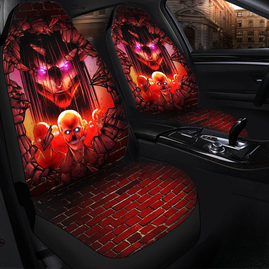 Eren Attack On Titans Founding Titans Break Wall Car Seat Covers