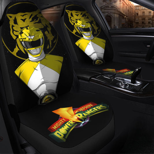 Yellow New Mighty Morphin Power Rangers Car Seat Covers
