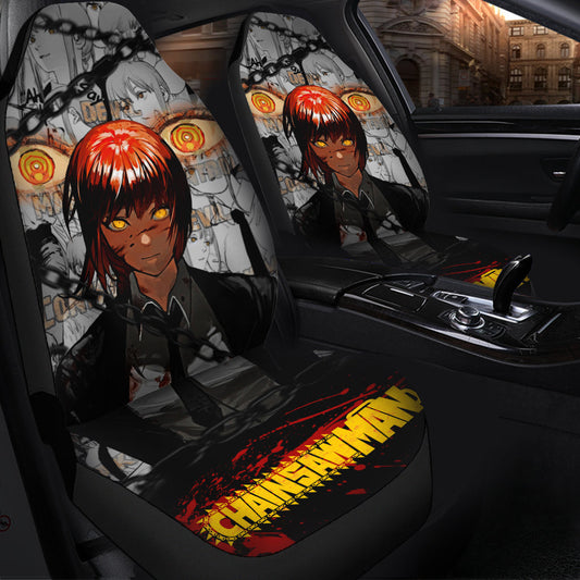 Makima Devil Chainsaw Man Car Seat Covers