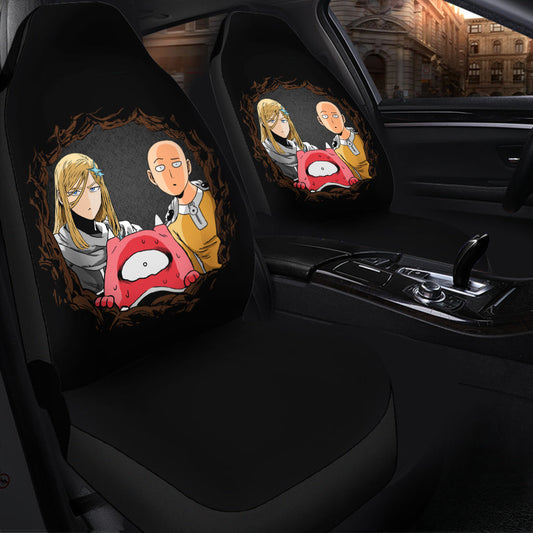 One Punch Man Saitama Funny Anime Car Seat Cover