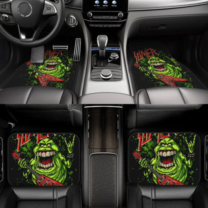 Ghostbusters Car Floor Mats Ghostbusters Slimer Playing Rock Guitar Car Mats