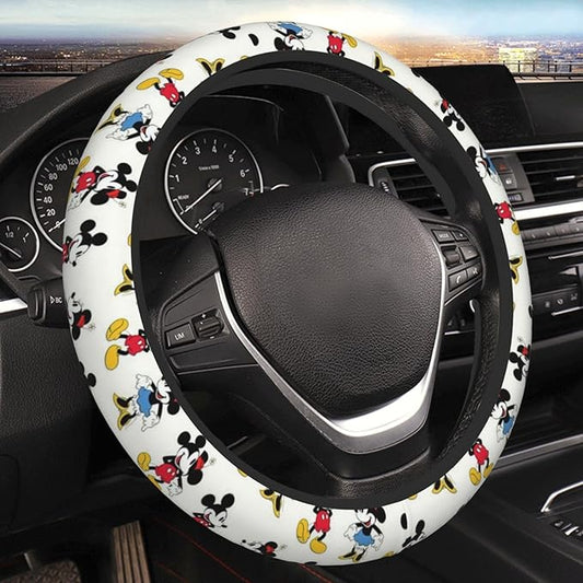 MM Steering Wheel Cover DN MM And Minnie Cute Pattern Driving Wheel Cover Colorful