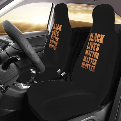 BLM Car Seat Covers Black Lives Matter Matter Matter Seat Covers Black Brown